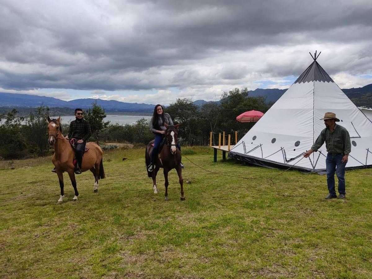Glamping Hospedaje Mafer Ґуатавіта Екстер'єр фото