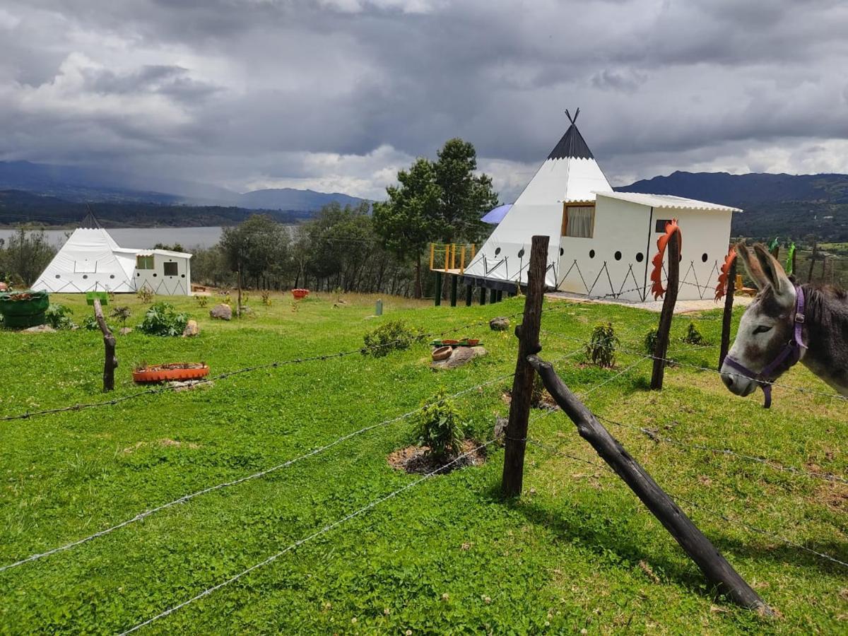 Glamping Hospedaje Mafer Ґуатавіта Екстер'єр фото